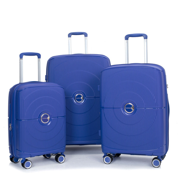 Expandable Hardshell Suitcase Double Spinner Wheels Luggage Sets