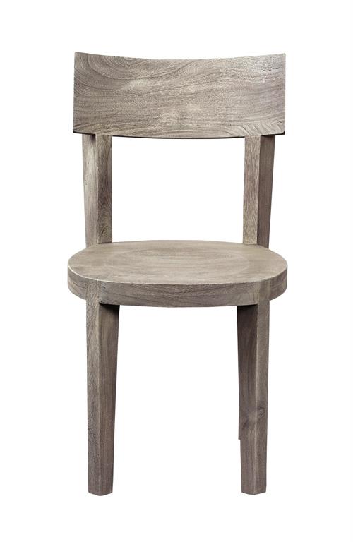 Stone Set of 2 Round Seat Dining Chairs