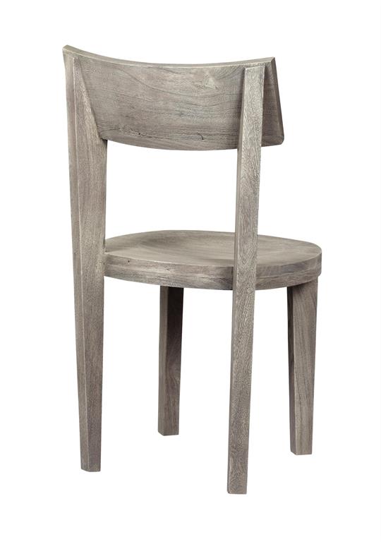 Stone Set of 2 Round Seat Dining Chairs