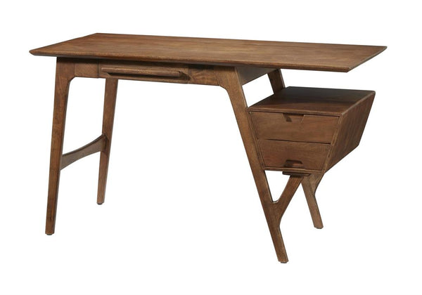 Miles Modern Solid Acacia Wood Writing Desk
