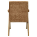 Zoey - Arm Chair (Set of 2) - Chocolate Chenille & Oak