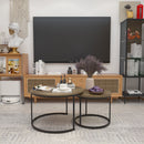 Round Nesting Coffee Table (Set of 2)