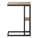 Accent Table, C - Shaped, Marble Look Contemporary & Modern Convenient Design