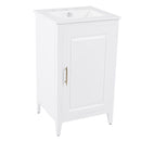 Modern Bathroom Vanity With Sink, Functional Drawer, Soft- Closing Door