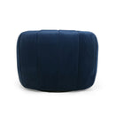 Serenizia - Upholstered Velvet Swivel Chair With Channel Tufted