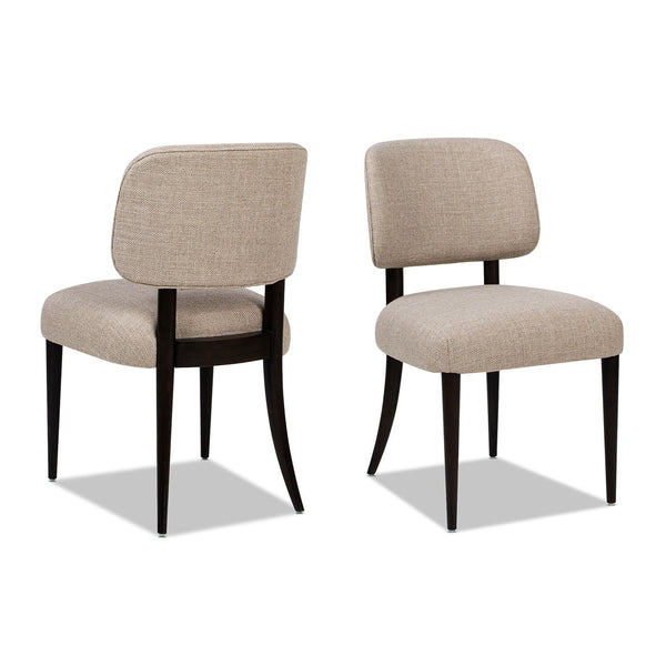 Harriet - Split Back Upholstered Dining Side Chair (Set of 2) - Merino Gray