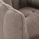 Soft Chenille Bean Bag Chair With High Resilient Foam