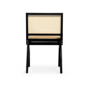 Chandigarh Dining Room Chairs With Natural Rattan (Set of 2)