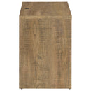 Transitional Nightstand With Dual USB Charging And Motion Sensor Light