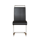 Modern Dining Chairs With Padded Seat, High Back