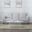 Kyrene - Sofa - Light Gray Linen - Atlantic Fine Furniture Inc