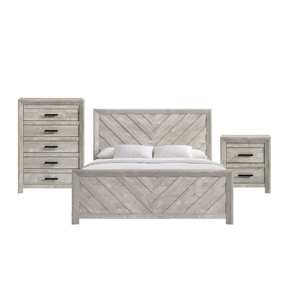 Eleanor Bedroom Set in Dark Gray by Elements International, view 9
