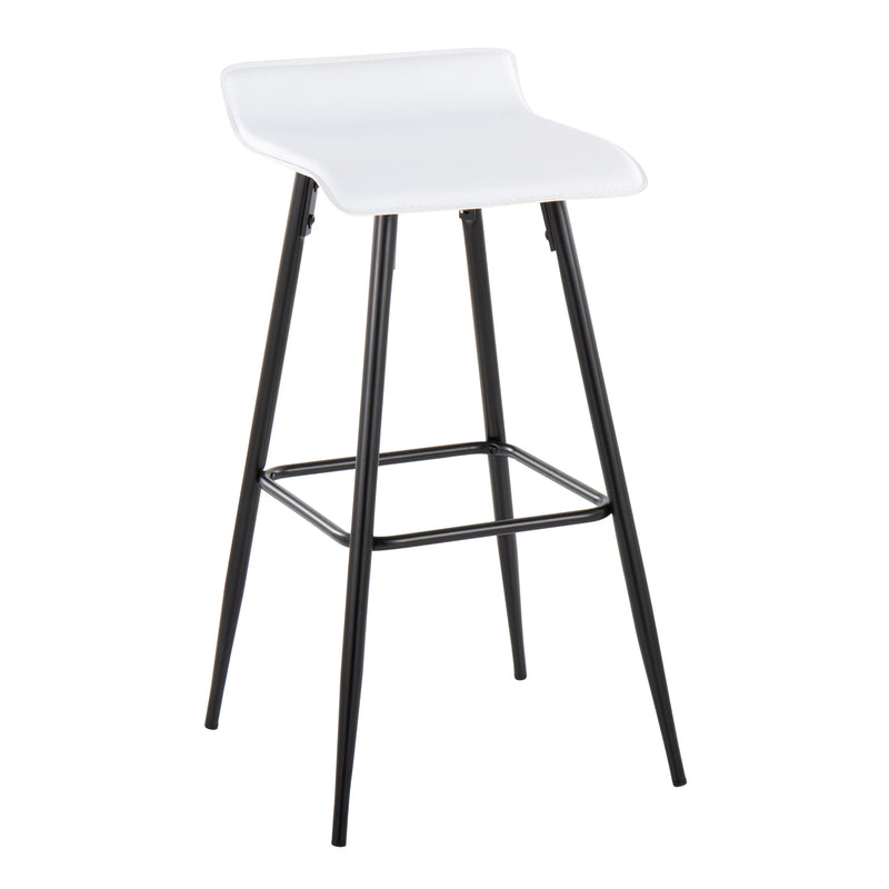 Ale - Contemporary Fixed-Height Bar Stool (Set of 2)