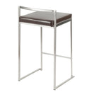 Fuji - Contemporary, Stackable Elegant Counter Stool (Set of 2)