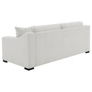Ashlyn - Fabric Upholstered Track Arm Sofa - Sand