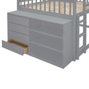 Bunk Bed With 4 Drawers And 3 Shelves