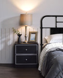 Jabir - Accent Table - Black & Silver