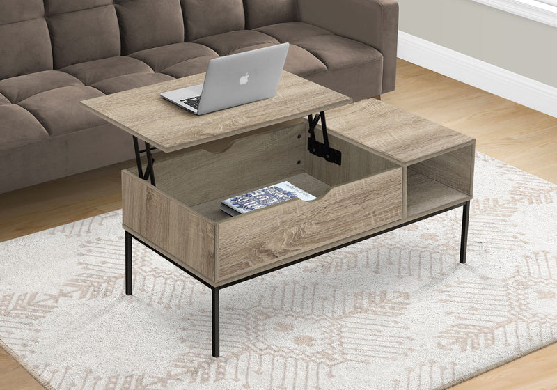 Table, Rectangular, Cocktail, Functional Lift-Top, Contemporary & Modern