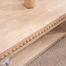 Modern Coffee Table With Beaded Trim