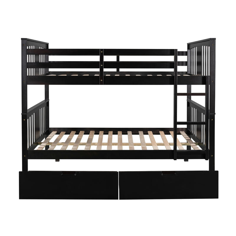 Bunk Bed With Ladder For Bedroom, Guest Room Furniture