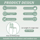 4 Piece Set Of Modern Color Block Designed Single Chairs