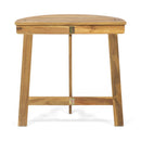 Outdoor Half Round Folding Acacia Wood Bistro Table