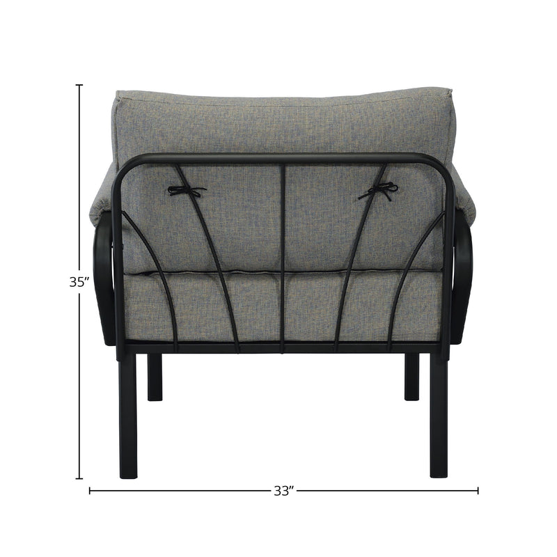 Rajni - Patio Set (1 Armed Chair, 1 Ottoman)