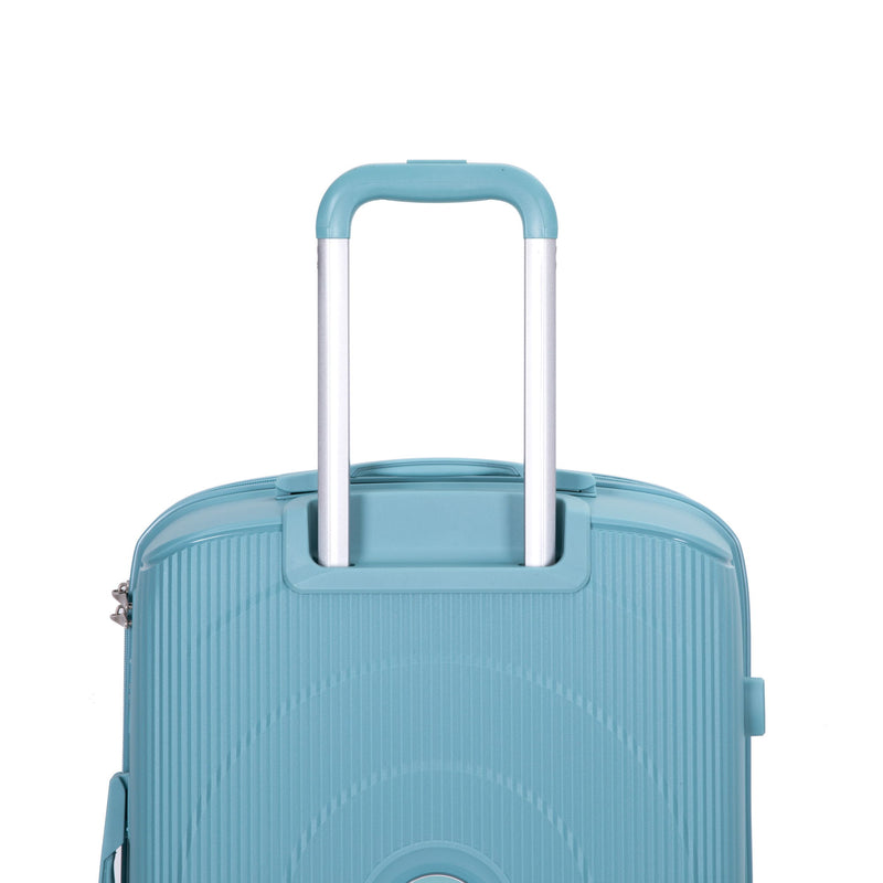Hardshell Suitcase Double Spinner Wheels Pp Luggage Sets Lightweight Durable Suitcase With Tsa Lock, 3 Piece Set (20/24/28) - Dark Blue