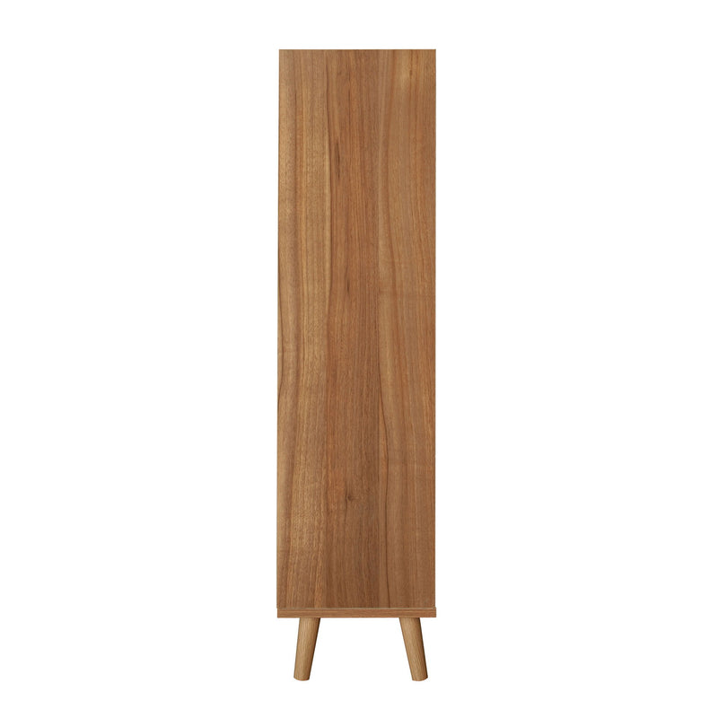 Allen - Rattan 2 Door 1 Drawer Cabinet Shoe Rack For Entrance