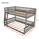 Bunk Bed With Ladder And Guardrails