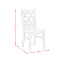 Kona - Lattice Back Dining Side Chair (Set of 2)