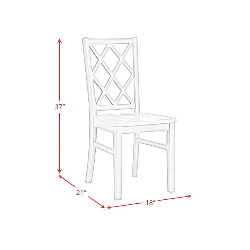 Kona - Lattice Back Dining Side Chair (Set of 2)