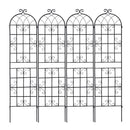 Metal Garden Rustproof Trellis For Climbing Plants Outdoor Flower Support