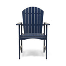 Outdoor Weather Resistant Acacia Wood Adirondack Dining Chairs (Set of 2)