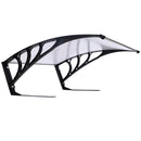 Weather Resistant Polycarbonate Canopy Outdoor Shade Cover For Robotic Lawn Mowers - Black