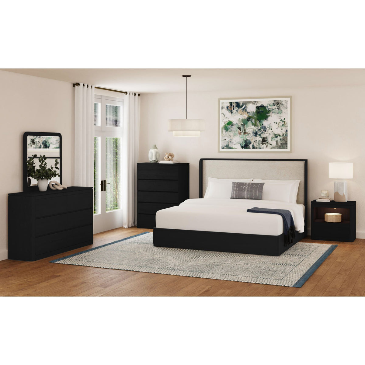 Rosalie Accent Chest in Black by Elements International, view 9