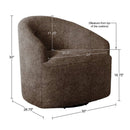 Upholstered 360 Degree Swivel Chair