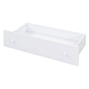 Loft Platform Bed With 7 Drawers And Full Guardrails, Modern L Shaped Space Savin