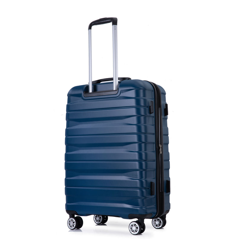 Luggage Set Of 5 Pieces, Expandable Hard Pc Luggage Set With Tsa Lock For Rotating Wheels