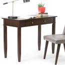 Carlton - Home Office Desk - Dark Tobacco Brown