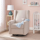 Landau Contemporary Fabric Upholstered Swivel Recliner