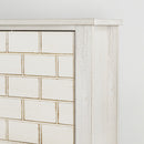 Retro Shoe Storage Cabinet, Mid Century Vintage Freestanding With 2 Flip Drawers, Suitable For Entryway - Retro White / White / Vintage