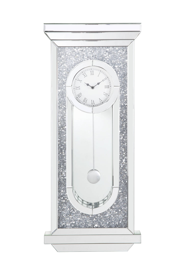 Noralie - Wall Clock - Silver Gray