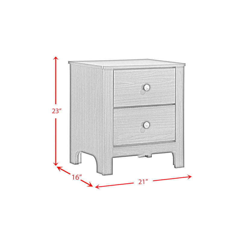 Sami - Youth 2-Drawer Nightstand - Espresso