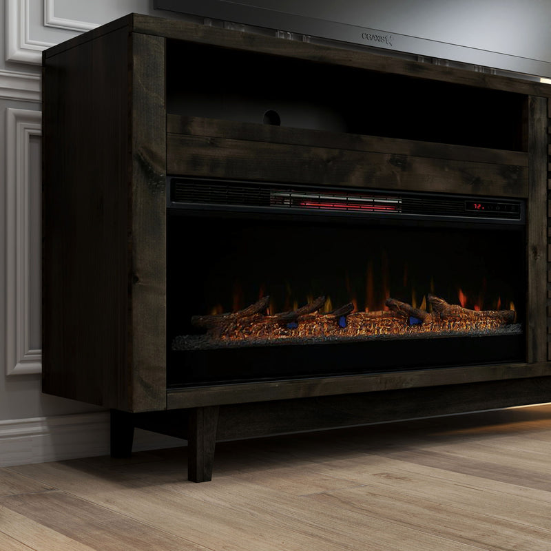 Avondale - Electric Fireplace TV Console, For TVs Up To 95" - Charcoal Brown