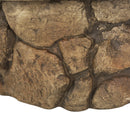 Outdoor 34" Lightweight Concrete Wood Burning Fire Pit - Stone Gray