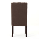 Sophisticated Tufted Dining Chair With High Back Design
