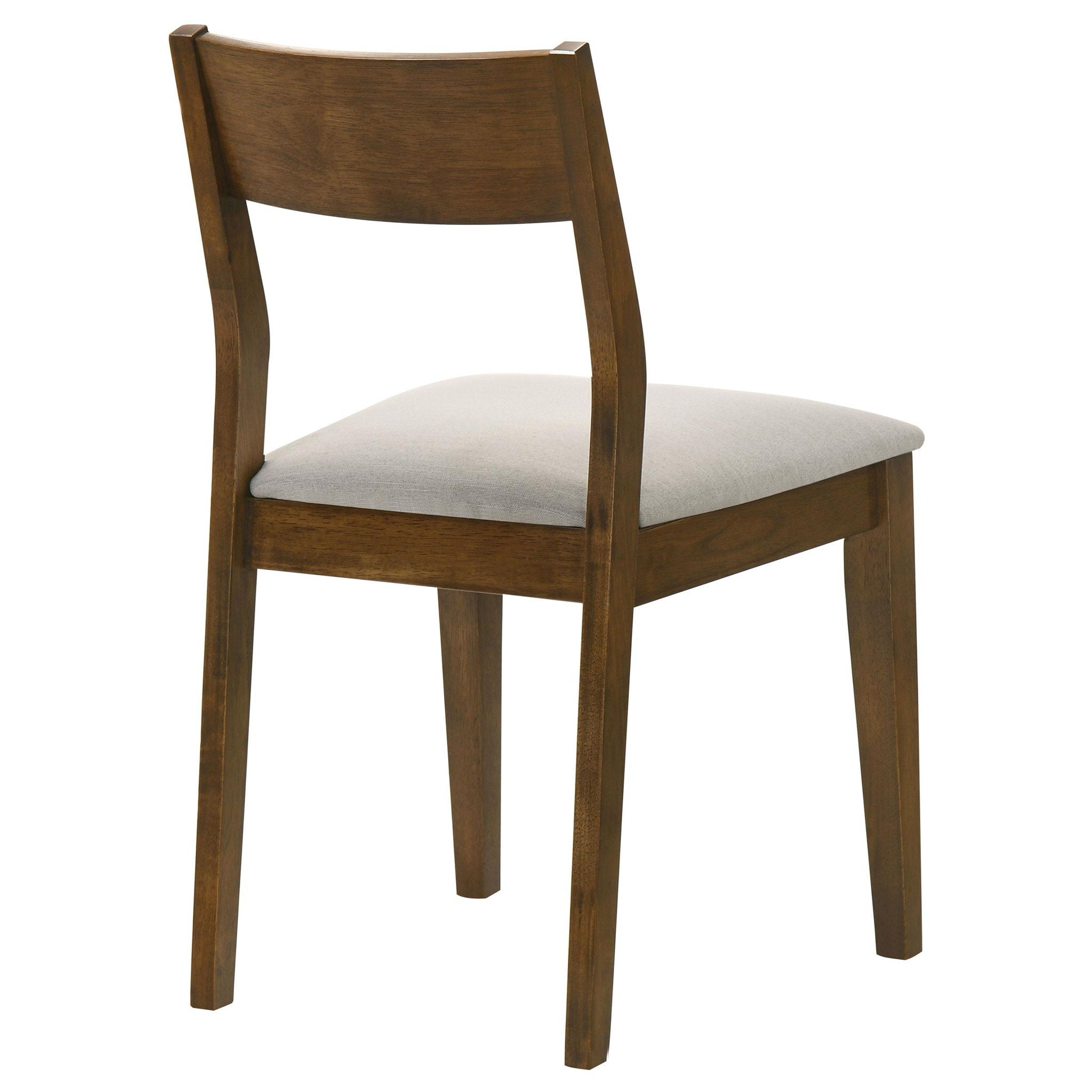 Almonte Dining Chair Upholstered Seat Dark Brown (Set of 2) - Atlantic Fine Furniture Melbourne FL