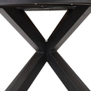 Outdoor Dining Table - Teak / Black