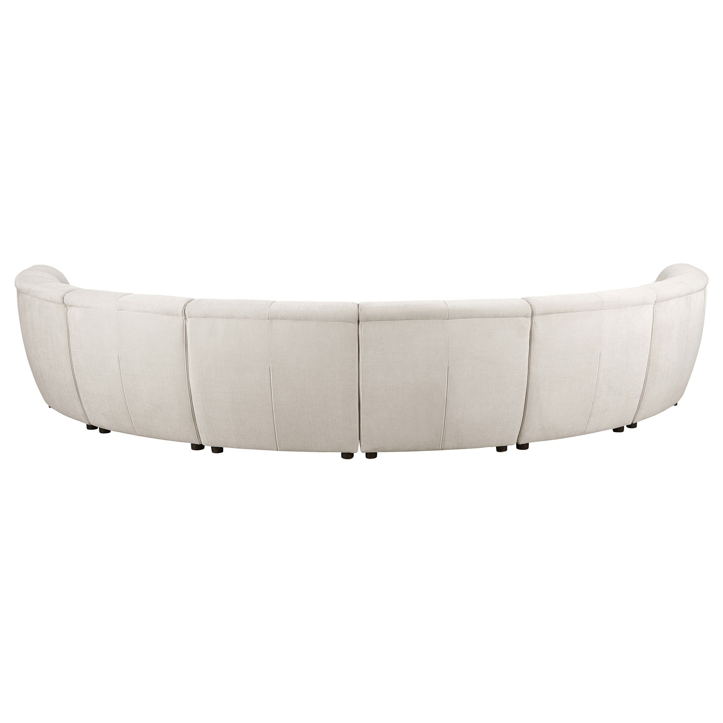 Charlotte 8-piece Upholstered Modular Sectional Sofa Ivory — view 6